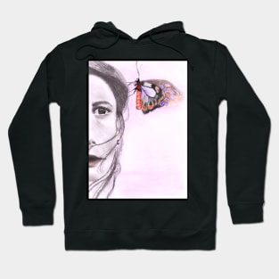 Girl with Butterfly Hoodie